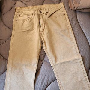 Tan Levi's 505 Jeans 34 x 32